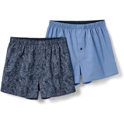 Tchibo - 2 Webboxershorts - Herren - Gr. L/6 - dunkelblau/paisley Tchibo - 2 Webboxershorts - Herren - Gr. L/6 - dunkelblau/paisley