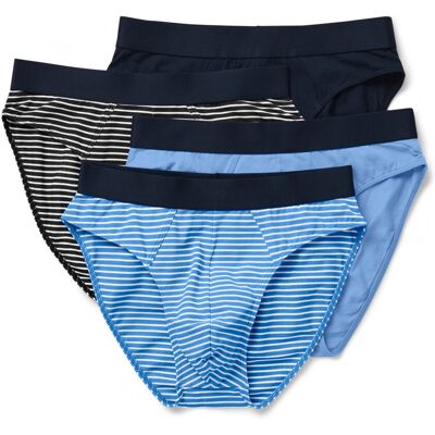 Tchibo - 4 Slips - Herren - Gr. Xxl/8 - dunkelblau/gestreift Tchibo - 4 Slips - Herren - Gr. Xxl/8 - dunkelblau/gestreift