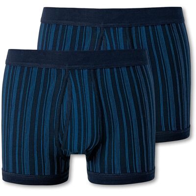 2 Schiesser Shorts in Feinripp - Herren - Gr. Xl/7 - dunkelblau 2 Schiesser Shorts in Feinripp - Herren - Gr. Xl/7 - dunkelblau