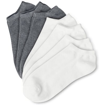 Tchibo - 7 Paar Sneakersocken - Herren - Gr. 41-43 - weiss Tchibo - 7 Paar Sneakersocken - Herren - Gr. 41-43 - weiss