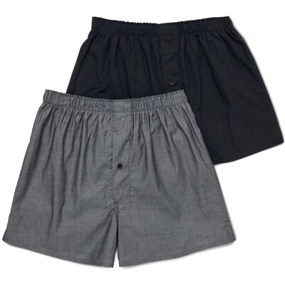 Tchibo - 2 Webboxershorts - Herren - Gr. Xxl/8 - schwarz Tchibo - 2 Webboxershorts - Herren - Gr. Xxl/8 - schwarz