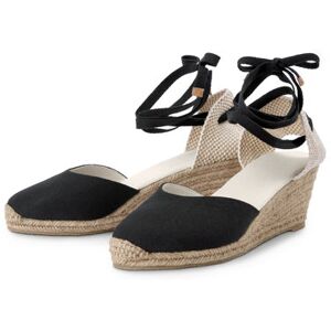 Tchibo - Espadrilles mit Keilabsatz - Schwarz - Gr.: 41 Kunststoff  41 female