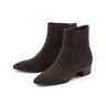 Tchibo - Stiefelette aus chromfrei gegerbtem Veloursleder - Braun - Gr.: 40 Kunststoff  40 female