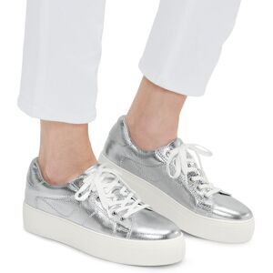 Tchibo - Plateau-Sneaker aus Leder - Damen - Gr. 41 - silber Tchibo - Plateau-Sneaker aus Leder - Damen - Gr. 41 - silber