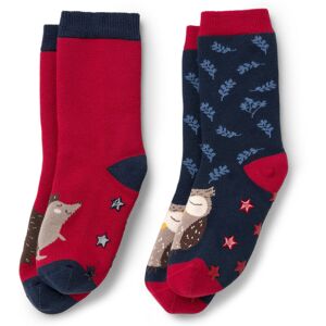 Tchibo - 2 Paar Kinder-Antirutsch-Socken - Baby - Gr. 19-22 - dunkelblau/jacquard Tchibo - 2 Paar Kinder-Antirutsch-Socken - Baby - Gr. 19-22 - dunkelblau/jacquard