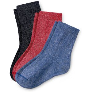 Tchibo - 3 Paar Glitzersocken - Jungen - Gr. 31-34 - dunkelblau Tchibo - 3 Paar Glitzersocken - Jungen - Gr. 31-34 - dunkelblau