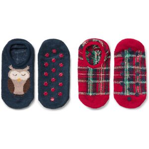 Tchibo - 2 Paar Hausschuhslippersocken - Gr. 35-38 - dunkelblau Tchibo - 2 Paar Hausschuhslippersocken - Gr. 35-38 - dunkelblau