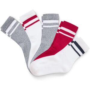 Tchibo - 5 Paar Kinder-Tennissocken - Gr. 35-38 - dunkelrot Tchibo - 5 Paar Kinder-Tennissocken - Gr. 35-38 - dunkelrot