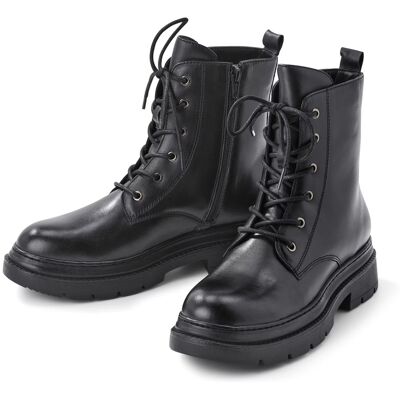 Tchibo - Leder-Boots - Damen - Gr. 37 - schwarz Tchibo - Leder-Boots - Damen - Gr. 37 - schwarz
