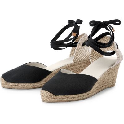 Tchibo - Espadrilles mit Keilabsatz - Damen - Gr. 42 - schwarz Tchibo - Espadrilles mit Keilabsatz - Damen - Gr. 42 - schwarz