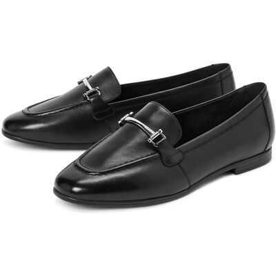 Tchibo - Leder-Loafer - Damen - Gr. 37 - silber Tchibo - Leder-Loafer - Damen - Gr. 37 - silber