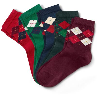 Tchibo - 5 Paar Kleinkinder-Socken - Jungen - Gr. 27-30 - bordeaux Tchibo - 5 Paar Kleinkinder-Socken - Jungen - Gr. 27-30 - bordeaux