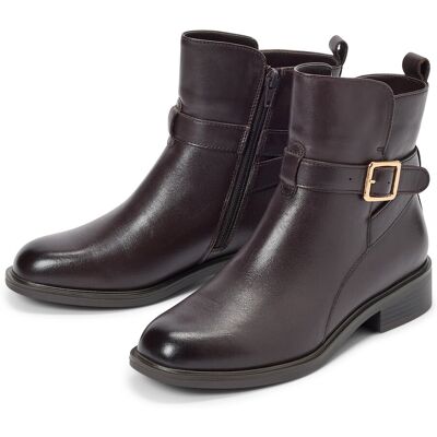 Tchibo - Leder-Stiefeletten - Damen - Gr. 41 - braun Tchibo - Leder-Stiefeletten - Damen - Gr. 41 - braun