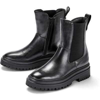 Tchibo - Leder-Boots - Damen - Gr. 42 - schwarz Tchibo - Leder-Boots - Damen - Gr. 42 - schwarz