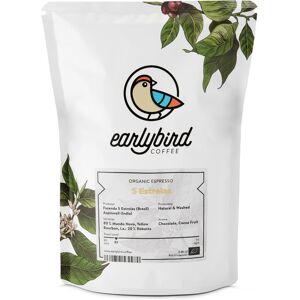 Tchibo - earlybird - 5 Estrelas Espresso Bio - 250 g Ganze Bohne - Intensität: 5/6 Tchibo - earlybird - 5 Estrelas Espresso Bio - 250 g Ganze Bohne - Intensität: 5/6