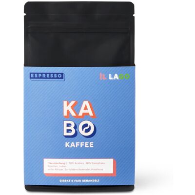 Kabo - il Lago Espresso - 250 g Ganze Bohne - Intensität: 5/6 Kabo - il Lago Espresso - 250 g Ganze Bohne - Intensität: 5/6