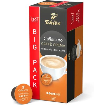 Tchibo - Caffè Crema vollmundig - 30 Kapseln - Intensität: 4/6 Tchibo - Caffè Crema vollmundig - 30 Kapseln - Intensität: 4/6
