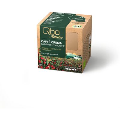 Qbo Caffè Crema Farmkaffee Machare - 8 Kapseln - Intensität: 7/10 Qbo Caffè Crema Farmkaffee Machare - 8 Kapseln - Intensität: 7/10