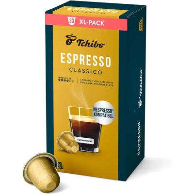 Tchibo Espresso Classico - 20 Kapseln - Intensität: 4/6 Tchibo Espresso Classico - 20 Kapseln - Intensität: 4/6