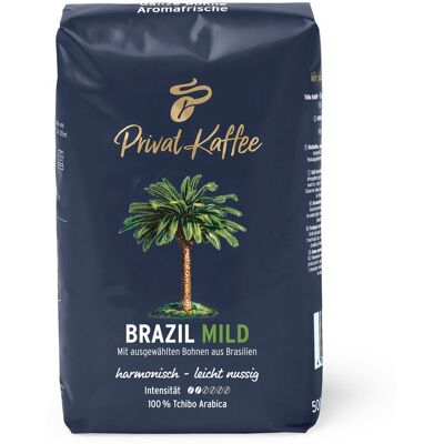 Tchibo - Privat Kaffee Brazil Mild - 500 g - Ganze Bohne - Kaffeebohnen Tchibo - Privat Kaffee Brazil Mild - 500 g - Ganze Bohne - Kaffeebohnen