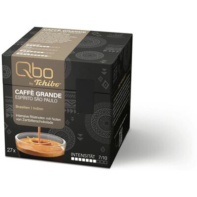 Qbo Caffè Grande Espírito SÃO Paulo - 27 Kapseln - Intensität: 7/10 Qbo Caffè Grande Espírito SÃO Paulo - 27 Kapseln - Intensität: 7/10