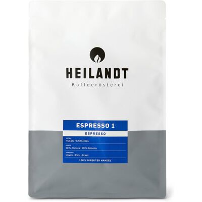 Heilandt - Espresso 1 - 1 kg Ganze Bohne - Kaffeebohnen Heilandt - Espresso 1 - 1 kg Ganze Bohne - Kaffeebohnen