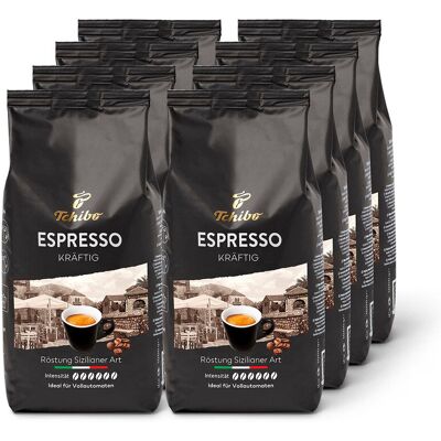 Tchibo - Espresso Kräftig - 8x1 kg - Kaffeebohnen Tchibo - Espresso Kräftig - 8x1 kg - Kaffeebohnen