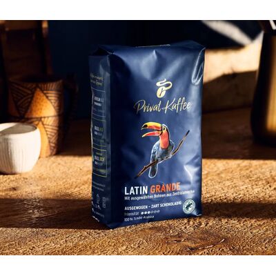 Tchibo - Privat Kaffee Latin Grande – 500g Ganze Bohne - Intensität: 3/6 Tchibo - Privat Kaffee Latin Grande – 500g Ganze Bohne - Intensität: 3/6