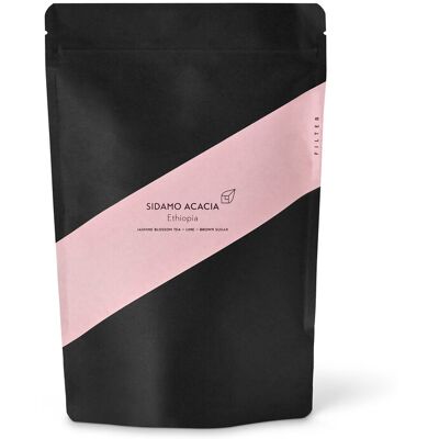 Kaffeekirsche - Sidamo Acacia Filterkaffee - 1x 250 g Ganze Bohne - Intensität: 3/6 Kaffeekirsche - Sidamo Acacia Filterkaffee - 1x 250 g Ganze Bohne - Intensität: 3/6