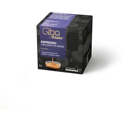 Qbo Espresso Cafezinho DO Brasil - 8 Kapseln - Intensität: 8/10 Qbo Espresso Cafezinho DO Brasil - 8 Kapseln - Intensität: 8/10
