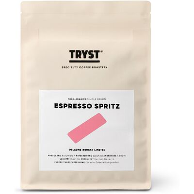 Tchibo - Tryst - Espresso Spritz - 250 g Ganze Bohne - Intensität: 4/6 Tchibo - Tryst - Espresso Spritz - 250 g Ganze Bohne - Intensität: 4/6