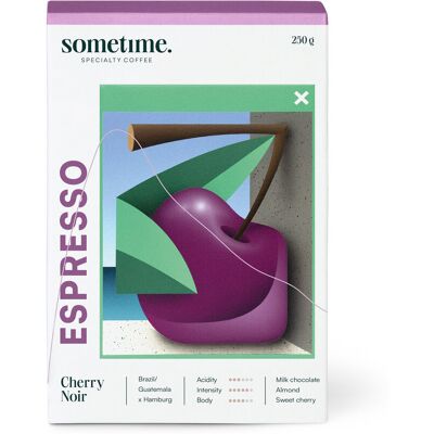 sometime - Cherry Noir Espresso - 250 g Ganze Bohne - Intensität: 1/6 sometime - Cherry Noir Espresso - 250 g Ganze Bohne - Intensität: 1/6