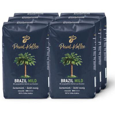 Tchibo Brazil Mild - 6x500g Arabica Kaffee - Mild im Geschmack Tchibo Brazil Mild - 6x500g Arabica Kaffee - Mild im Geschmack