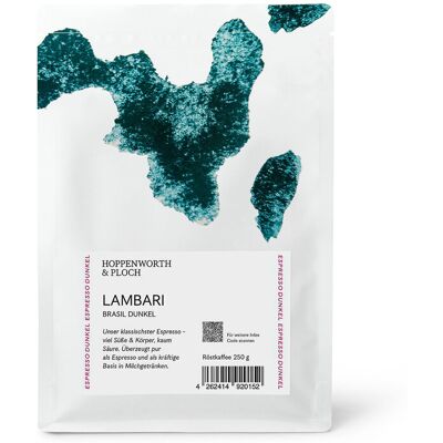 Hoppenworth & Ploch - Lambari Espresso - 250 g Ganze Bohne - Intensität: 4/6 Hoppenworth & Ploch - Lambari Espresso - 250 g Ganze Bohne - Intensität: 4/6