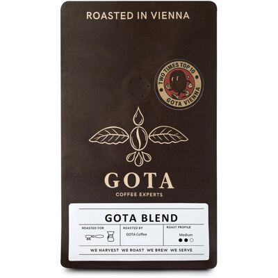 Gota Coffee - Gota Blend Omni-Roast - 250 g Ganze Bohne - Intensität: 4/6 Gota Coffee - Gota Blend Omni-Roast - 250 g Ganze Bohne - Intensität: 4/6