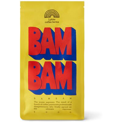 Lykke Bam Bam! 500g - Grüner Kaffee Lykke Bam Bam! 500g - Grüner Kaffee