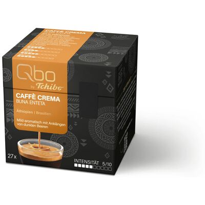 Qbo Caffè Buna Enteta - 27 Kapseln - Intensität: 5/10 Qbo Caffè Buna Enteta - 27 Kapseln - Intensität: 5/10