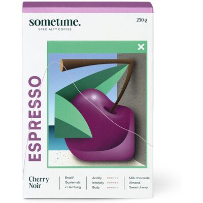sometime - Cherry Noir Espresso - 250 g Ganze Bohne - Intensität: 1/6 sometime - Cherry Noir Espresso - 250 g Ganze Bohne - Intensität: 1/6