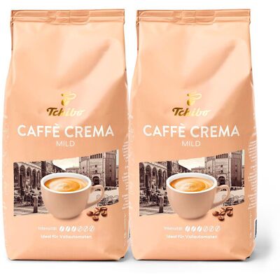 Tchibo - Caffè Crema Mild - 2 x 1 kg Ganze Bohne - Intensität: 3/6 Tchibo - Caffè Crema Mild - 2 x 1 kg Ganze Bohne - Intensität: 3/6