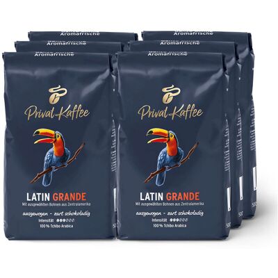 Tchibo Latin Grande - Ganze Bohnen - Mittel Röstung - 6x 500g - Kaffee Tchibo Latin Grande - Ganze Bohnen - Mittel Röstung - 6x 500g - Kaffee