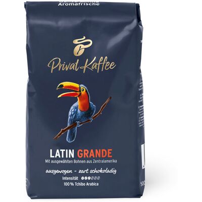 Tchibo - Privat Kaffee Latin Grande - 500 g Ganze Bohne - Intensität: 3/6 Tchibo - Privat Kaffee Latin Grande - 500 g Ganze Bohne - Intensität: 3/6