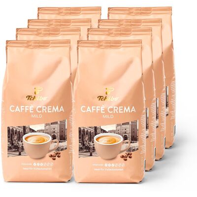 Tchibo Caffè Crema Mild - Ganze Bohne - 8x1kg - Intensität 3/6 - Kaffee Tchibo Caffè Crema Mild - Ganze Bohne - 8x1kg - Intensität 3/6 - Kaffee