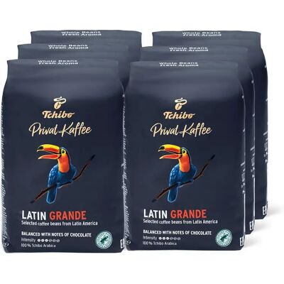 Tchibo - Privat Kaffee Latin Grande – 500g Ganze Bohne Kollo - Intensität: 3/6 Tchibo - Privat Kaffee Latin Grande – 500g Ganze Bohne Kollo - Intensität: 3/6