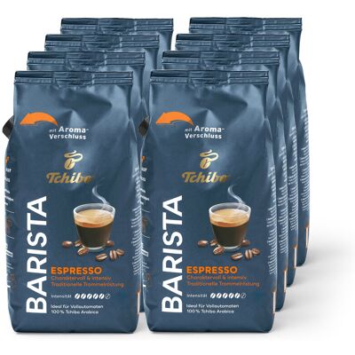Tchibo - Barista Espresso - 8 x 1 kg Ganze Bohne - Intensität: 5/6 Tchibo - Barista Espresso - 8 x 1 kg Ganze Bohne - Intensität: 5/6
