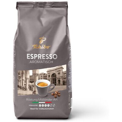 Tchibo - Espresso Aromatisch - 1 kg Ganze Bohne - Intensität: 4/6 - Kaffee Bohnen Tchibo - Espresso Aromatisch - 1 kg Ganze Bohne - Intensität: 4/6 - Kaffee Bohnen