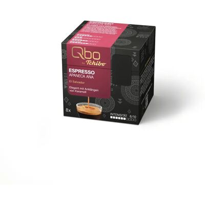 Qbo Espresso Apaneca ANA - 8 Kapseln - Intensität: 6/10 Qbo Espresso Apaneca ANA - 8 Kapseln - Intensität: 6/10
