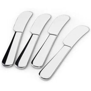 4 Buttermesser - Tchibo - Silber Stahl   unisex