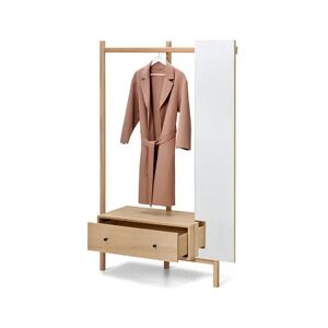 Garderobe mit Spiegel - Tchibo - Schwarz Holz   unisex