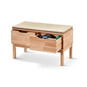 Sitzbank mit Schubladen Tchibo - Grau Holz   unisex