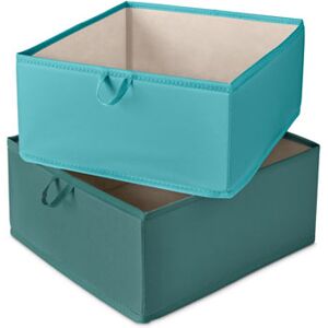 2 Schubladen-Ordnungsboxen - Tchibo - Blau Polypropylen 1x  unisex